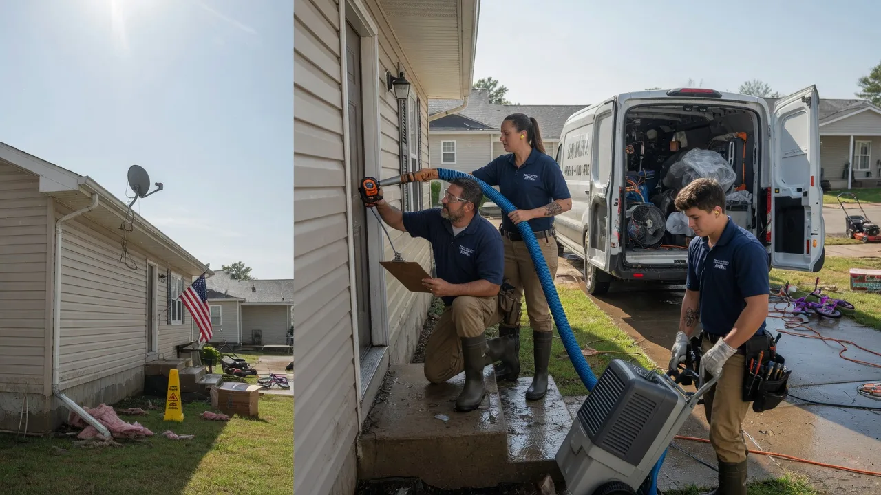 Ceiling Water Damage Restoration in North Liberty, IN near me